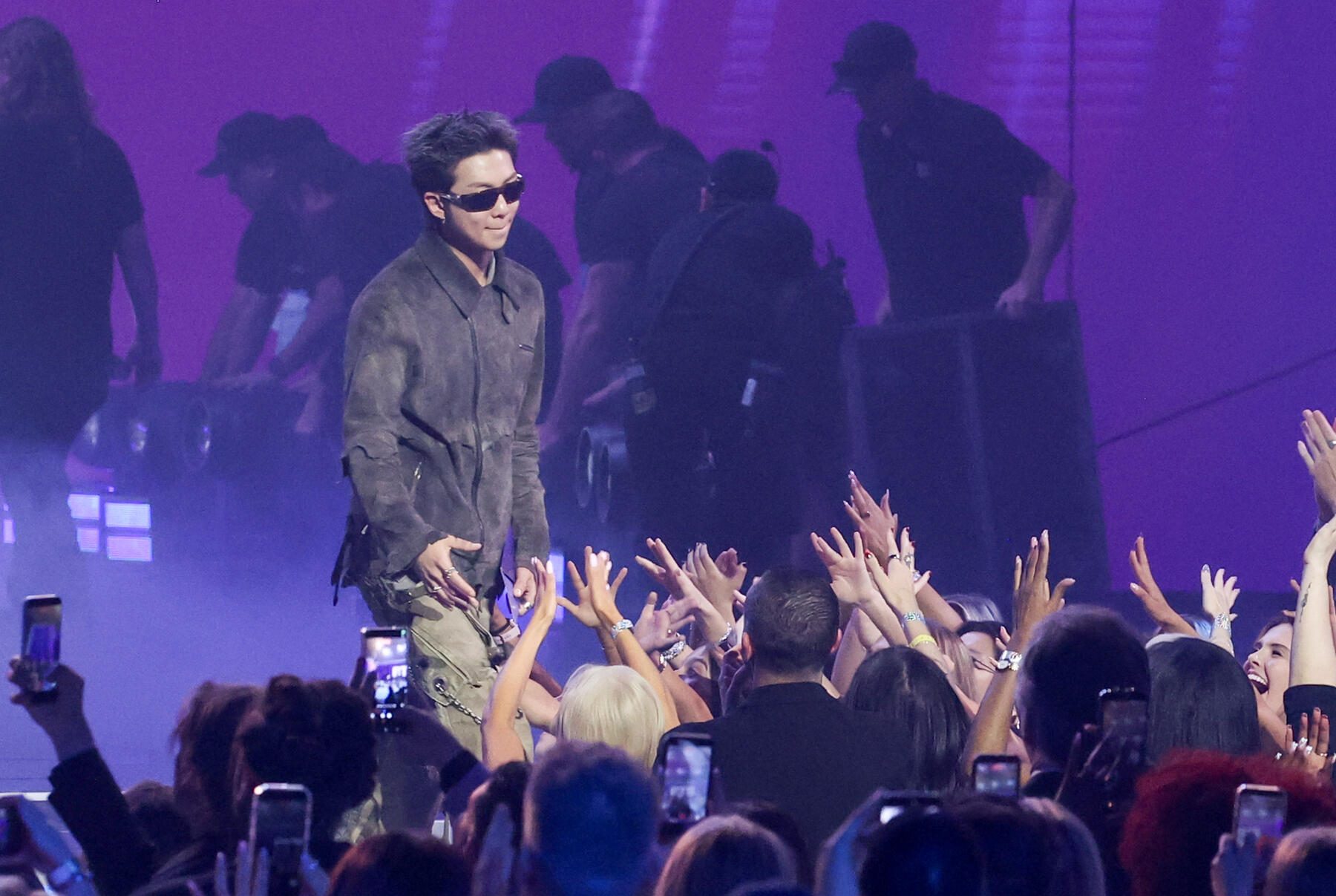 BTS' RM shouts out 'Idol' Nas, who was at boy band's show