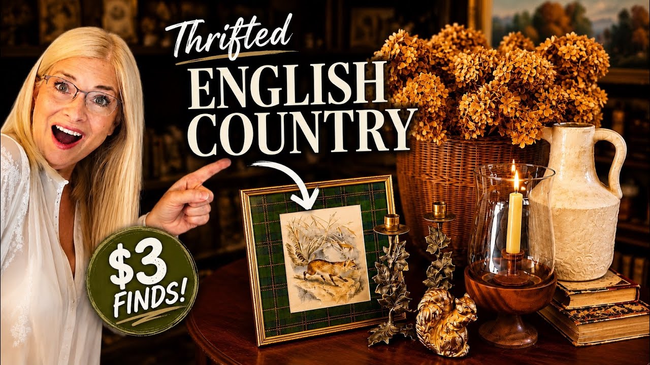 Transform thrift store treasures into cozy fall vibes
