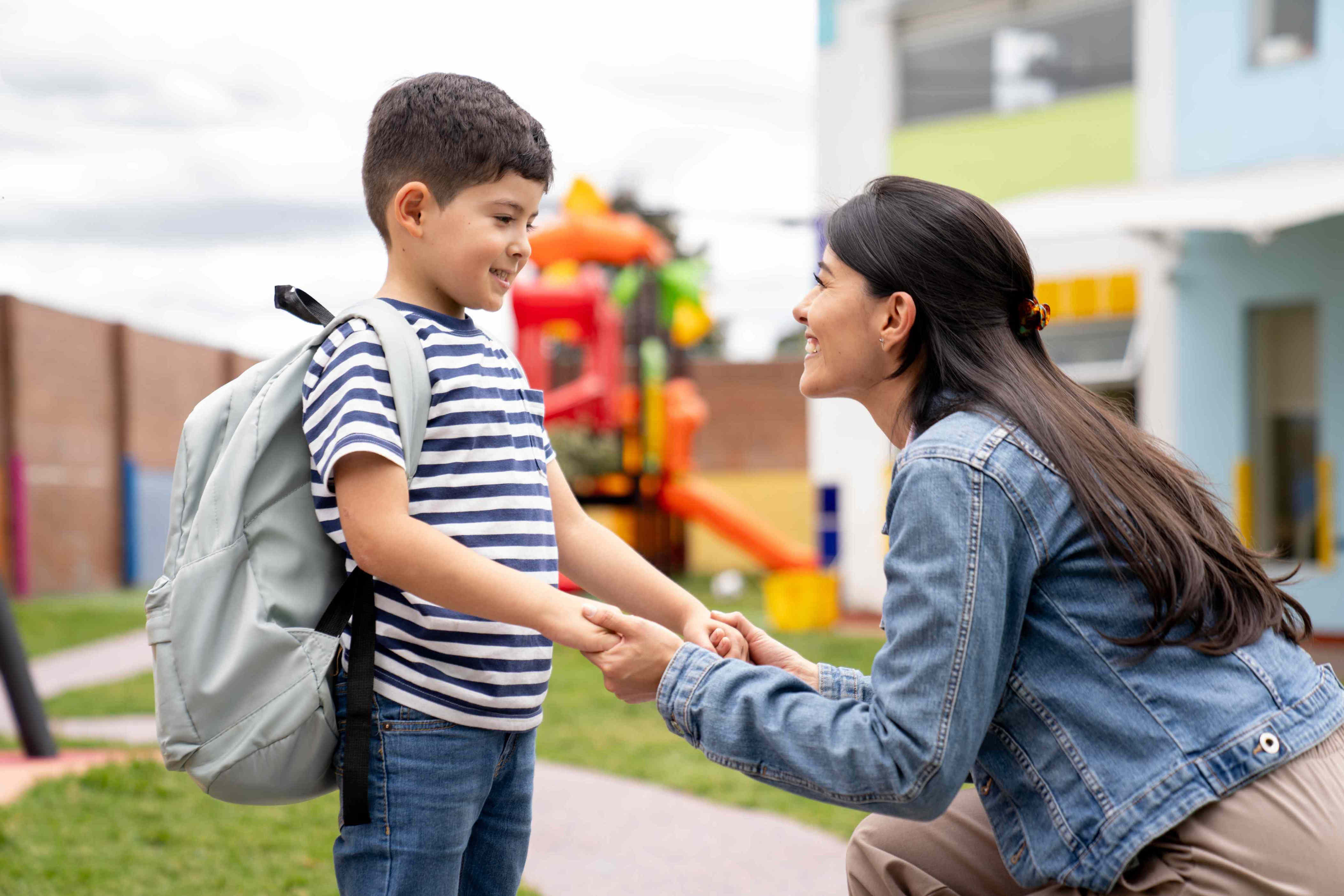 Why this back-to-school moment between a mom and son is worth watching