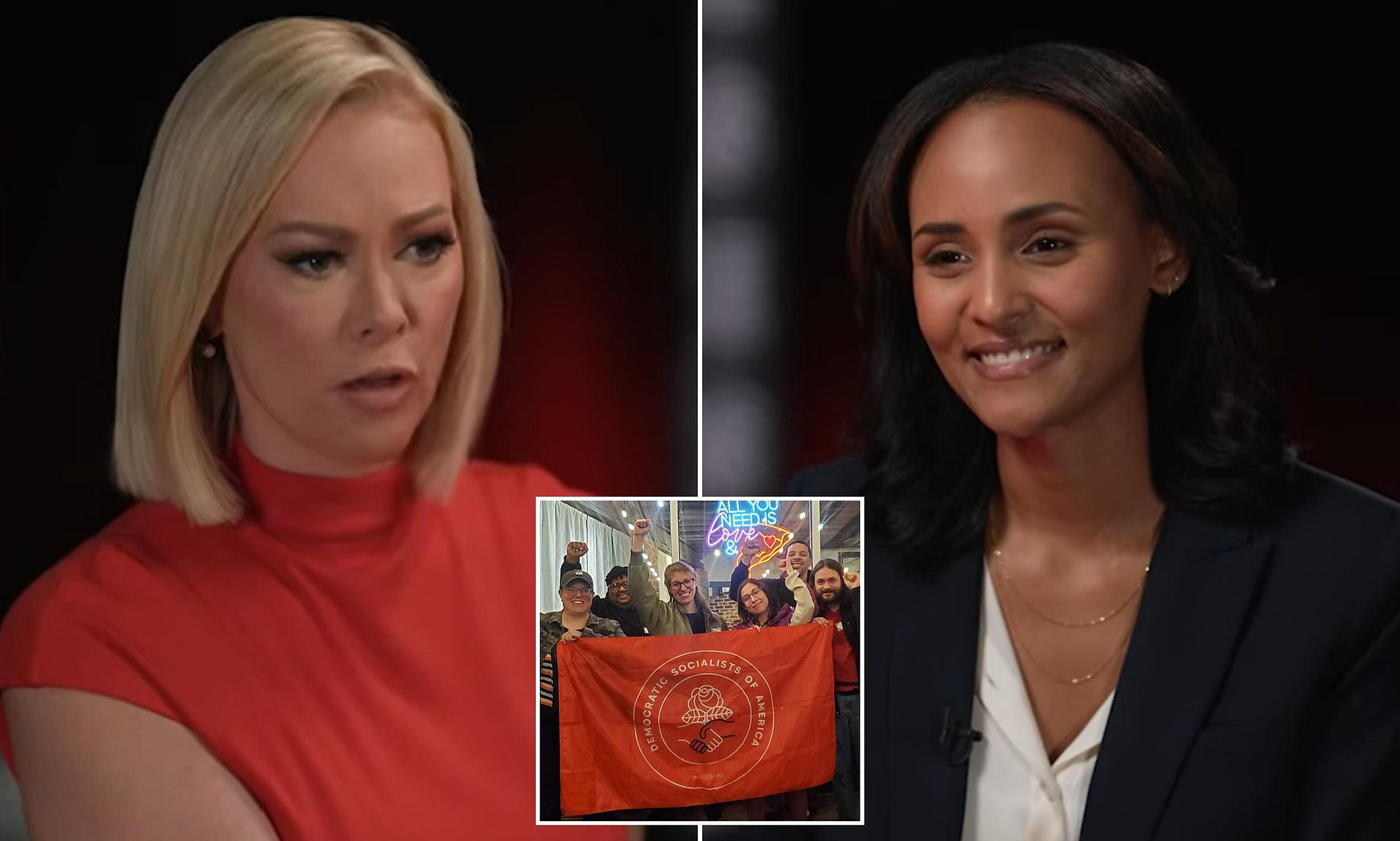 Democratic socialist candidate welcomes communists to party during interview with PBS