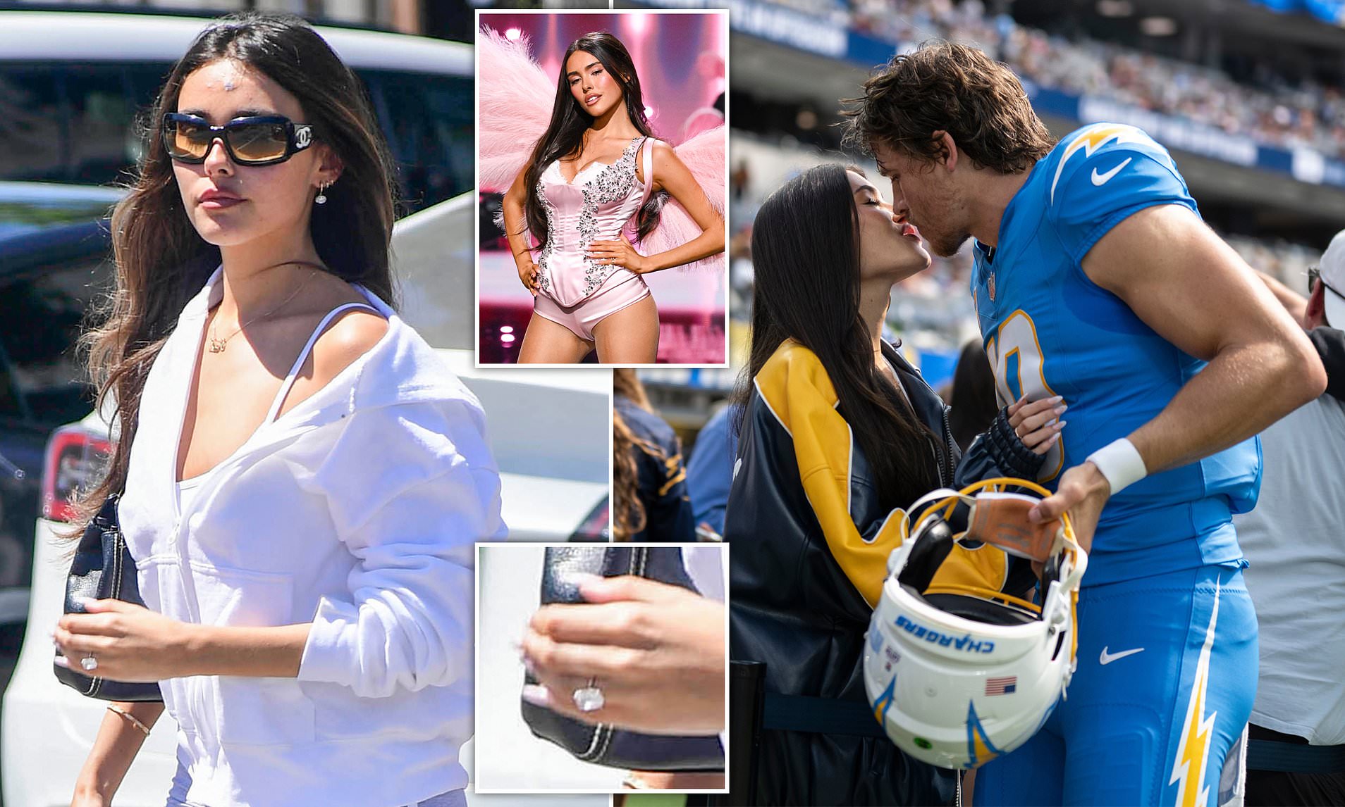 Madison Beer flashes huge diamond ring as she steps out days after ...
