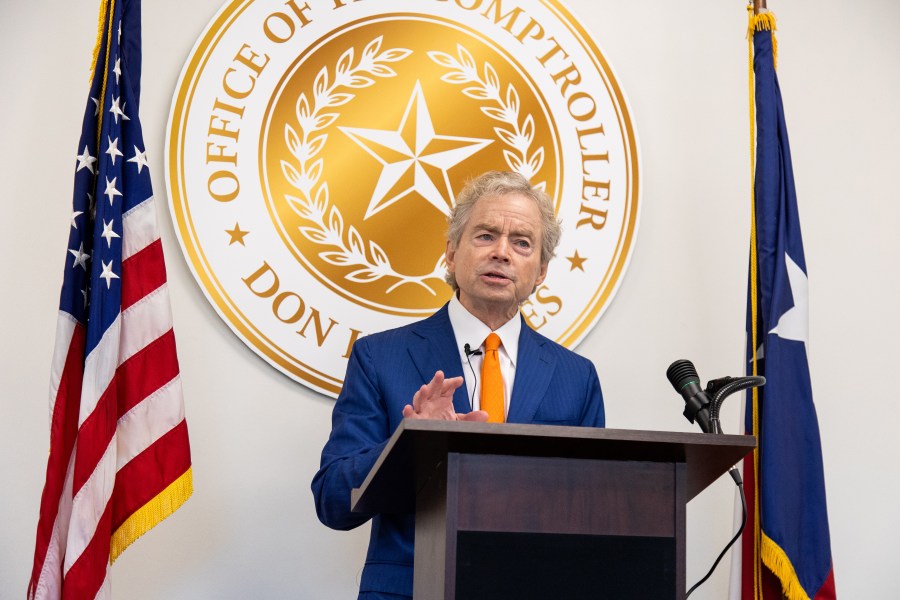New comptroller pledges to prioritize Abbott's property tax plan