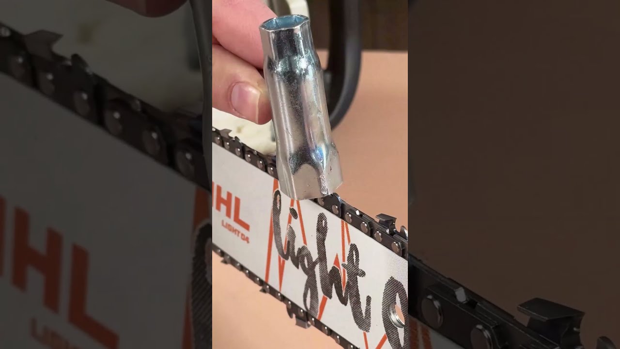 Chain sharpening hack #easy #chain #sharpening