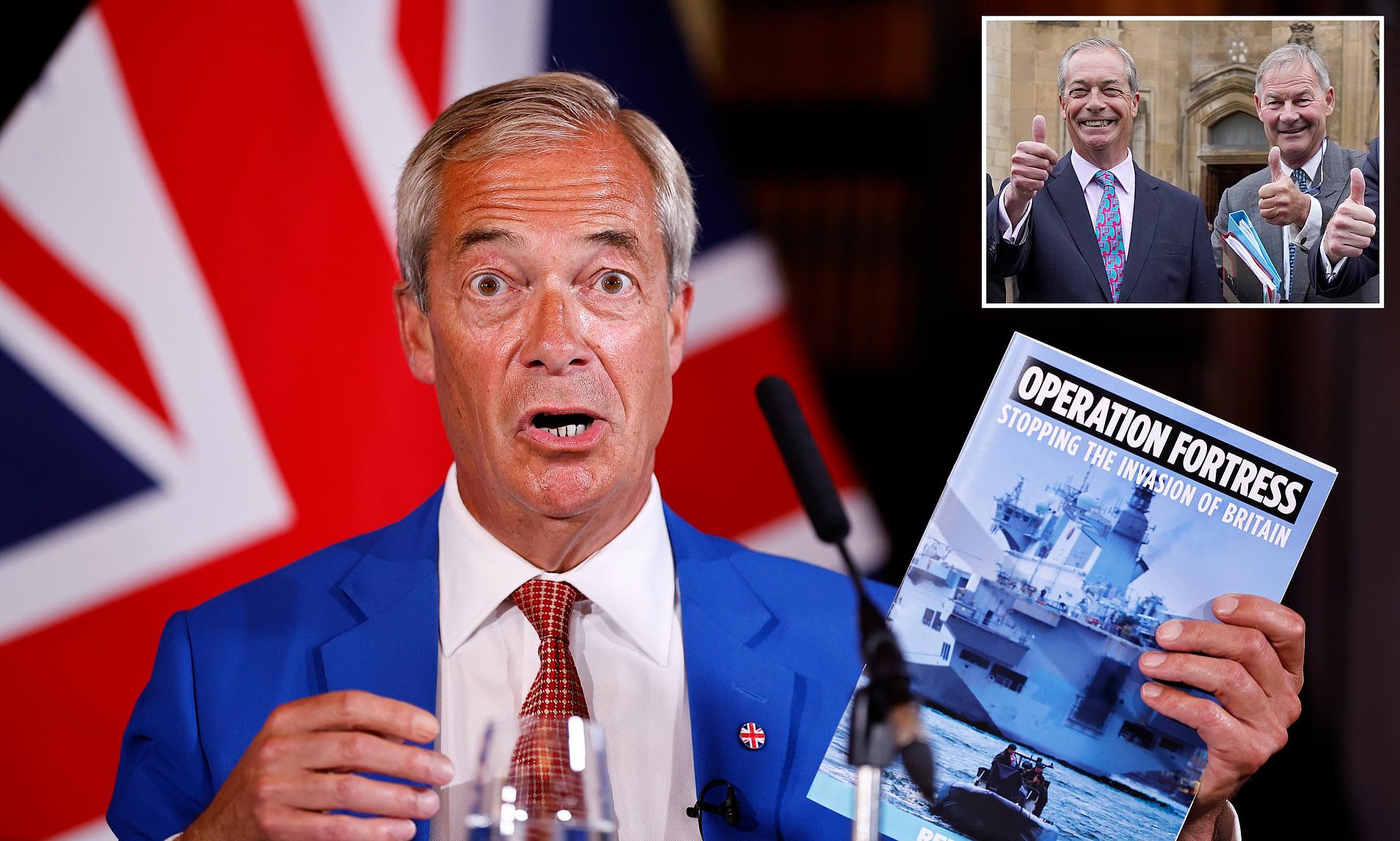 Reform and Restore leaders swap insults as Farage won't agree to call to ditch Tory defectors