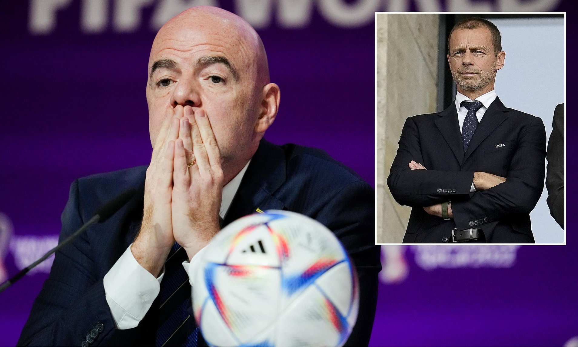 Plot to 'paralyse' Gianni Infantino: FIFA president's opponents 'form alliance to oust him'