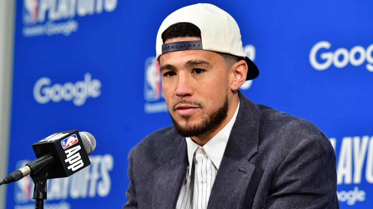Devin Booker leaves out Michael Jordan in his NBA all-time starting 5 ...