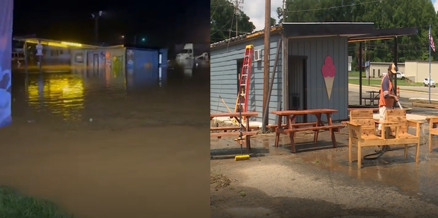 103 Coffee and Creamery open for a month before being devastated by historic flooding in Mount Airy