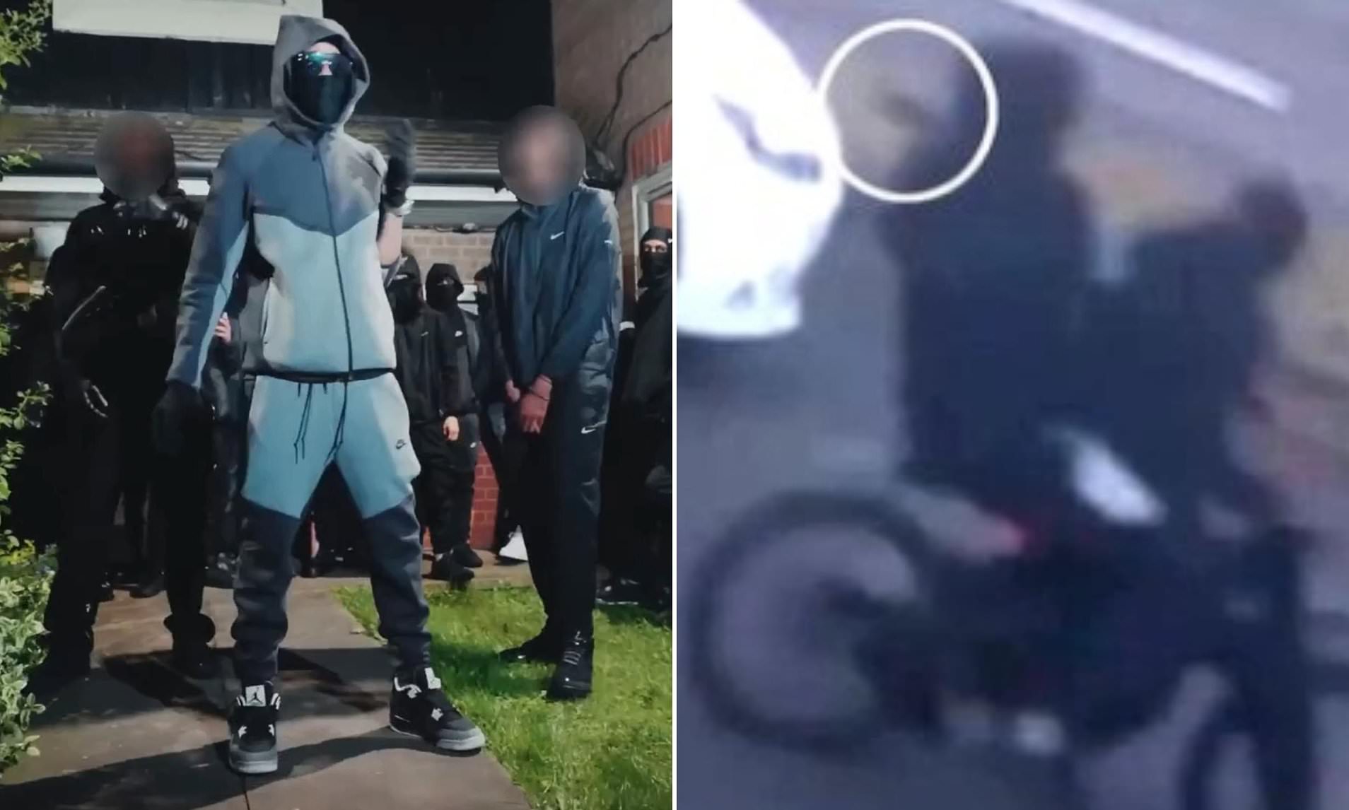 Moment drill rapper who murdered teen after social media row brags about stabbing rivals 'on sight'