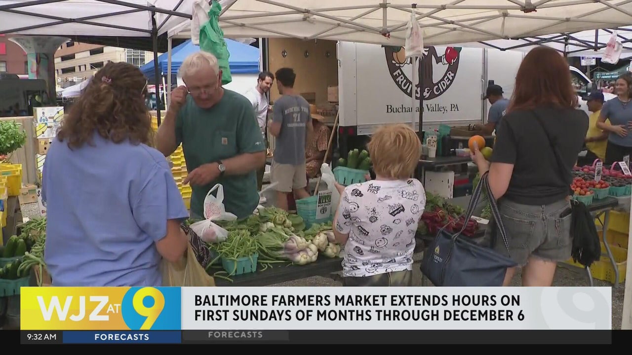 A Baltimore farmers market is extending its weekend hours. Learn about ...