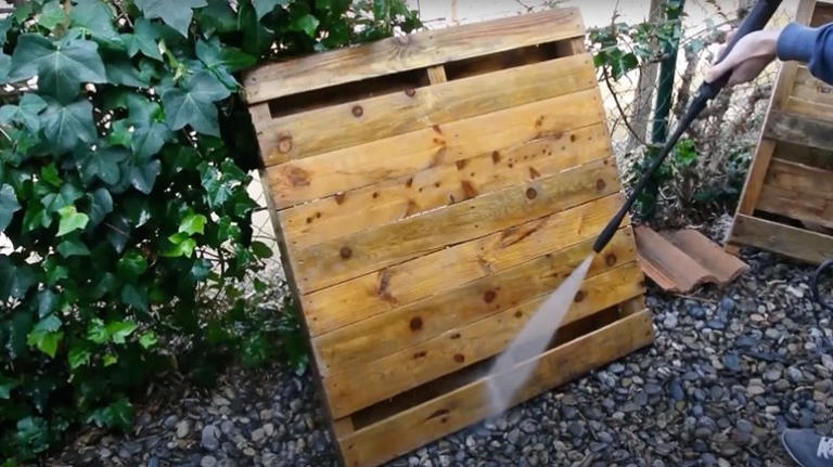 Clean wood pallets for your next DIY project with these tips