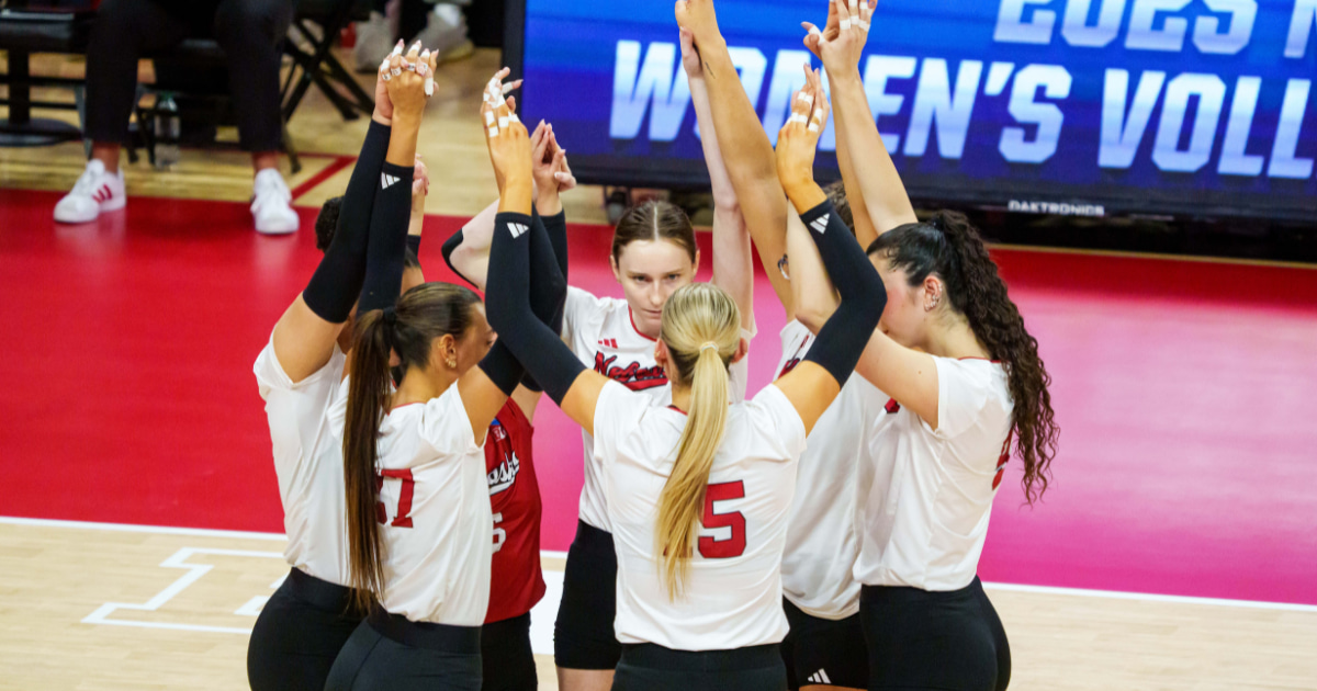 Nebraska volleyball TV information, times announced on BTN, FS1