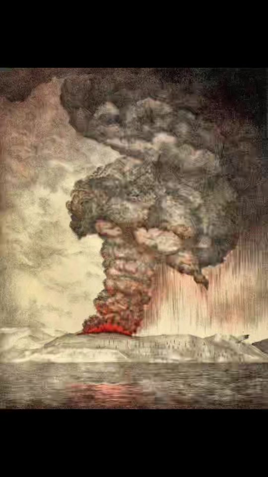 Volcano rock under a microscope