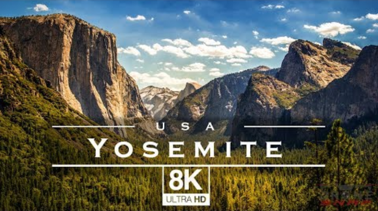 Yosemite National Park from above in epic 8K aerial views