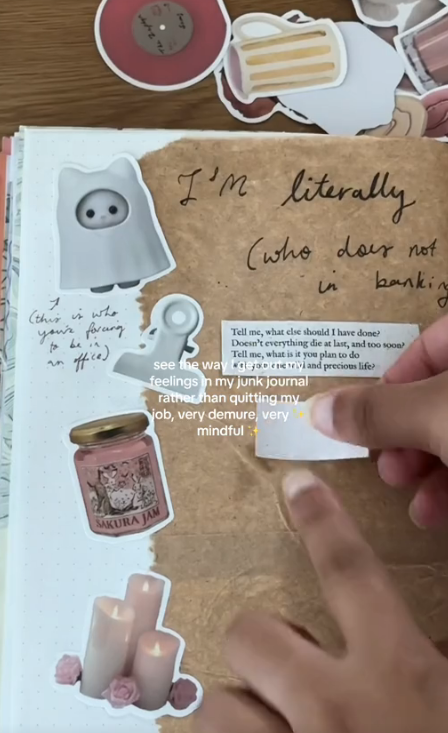 Letting out feelings through my journal