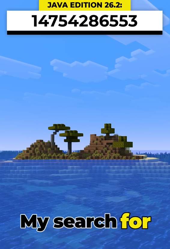 Classic survival island Minecraft seed