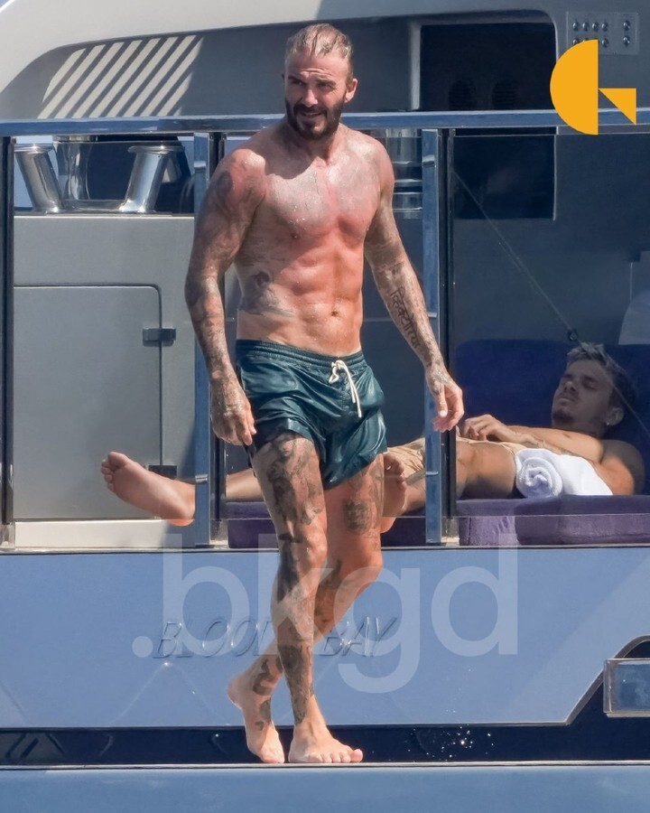 David Beckham khoe phong độ tuổi 51 trên siêu du thuyền