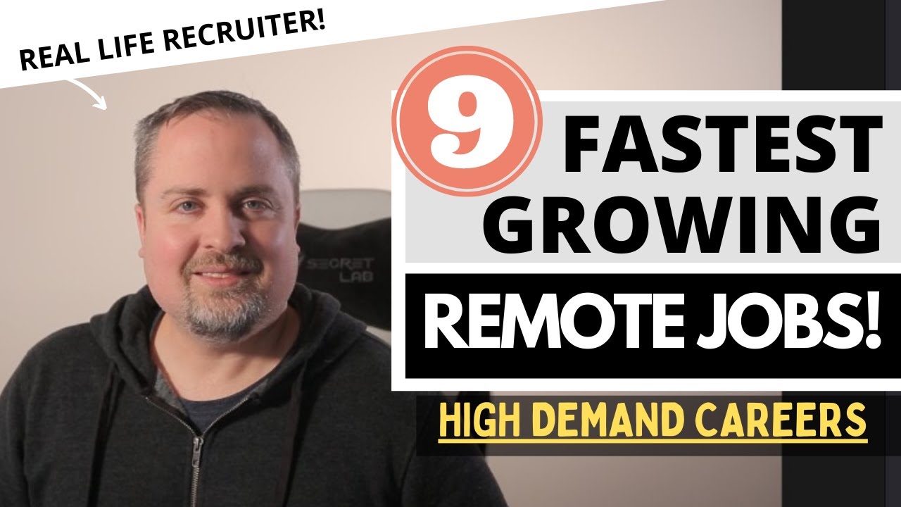 Top remote jobs - 9 high demand work-from-home careers