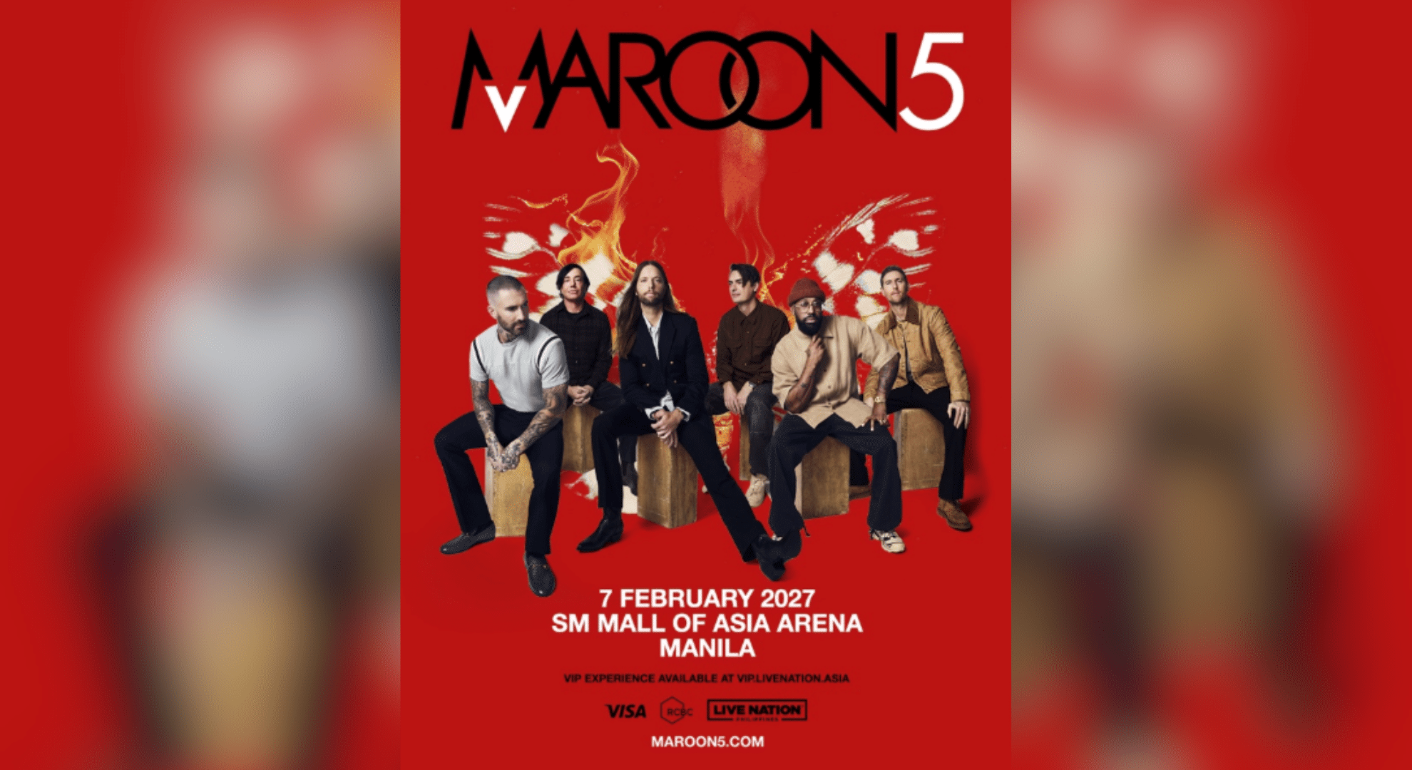 Maroon 5 announces new 2027 Asia tour dates stopping in Manila on 7 ...