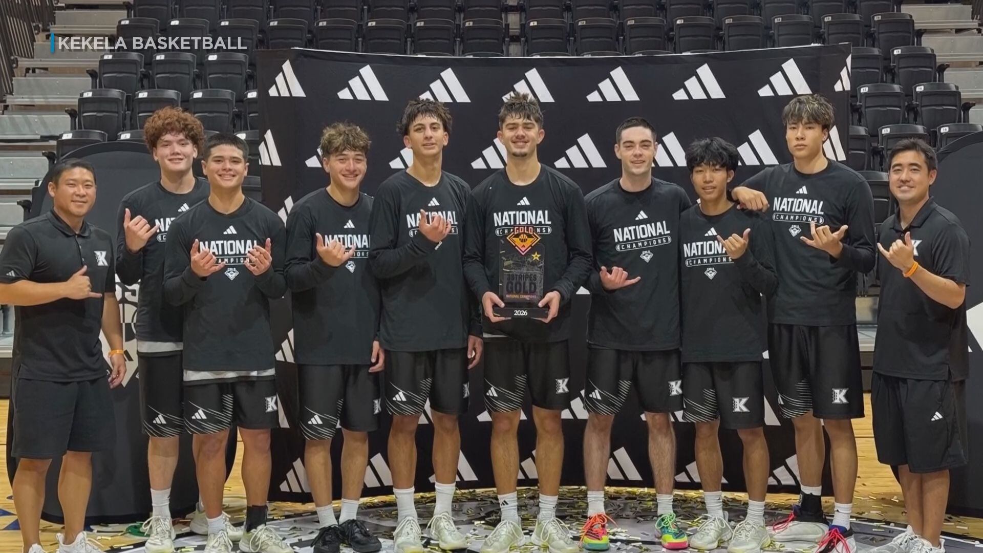 Team Kekela makes history as first Hawaii club to win Adidas national basketball title