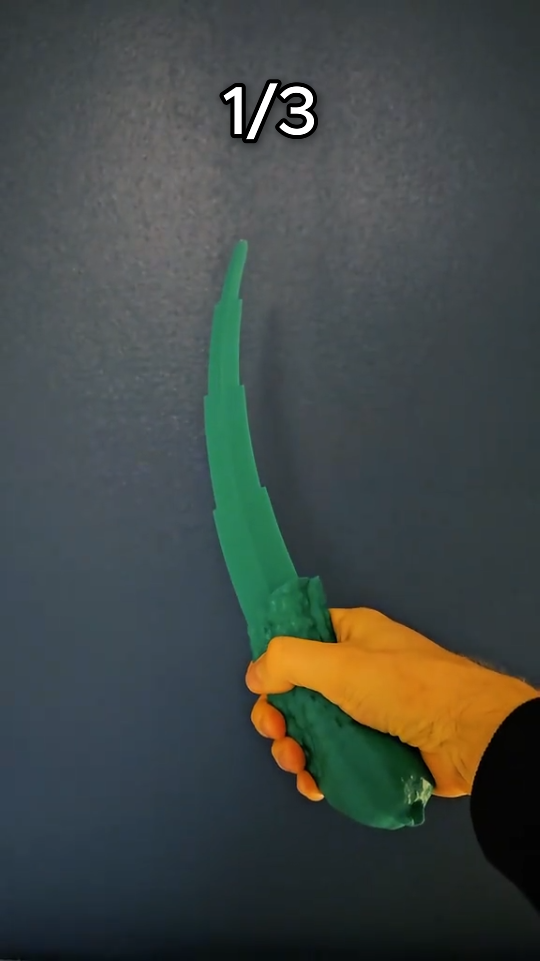 Retractable vegetable swords with amazing 3D printed motion