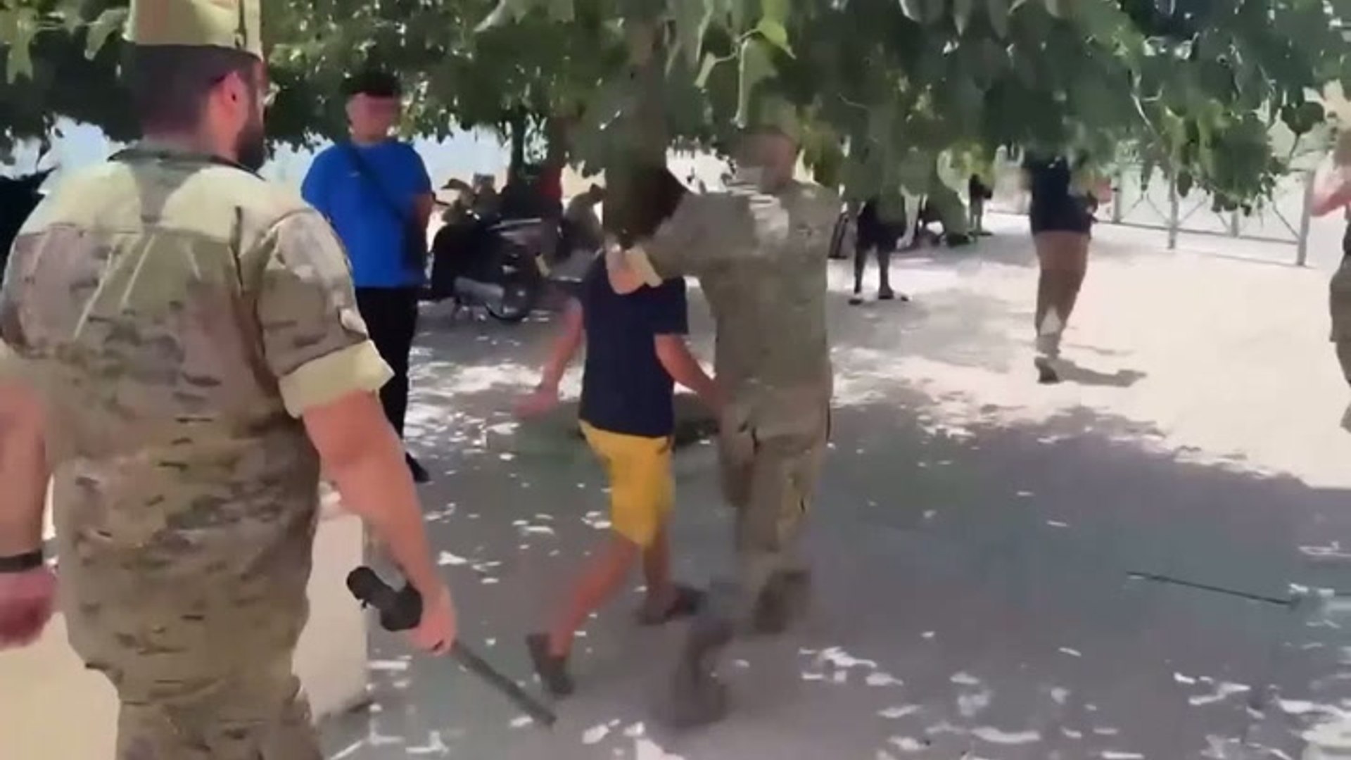 Crying boy pleads with Spanish soldiers in Ceuta not to send him back ...