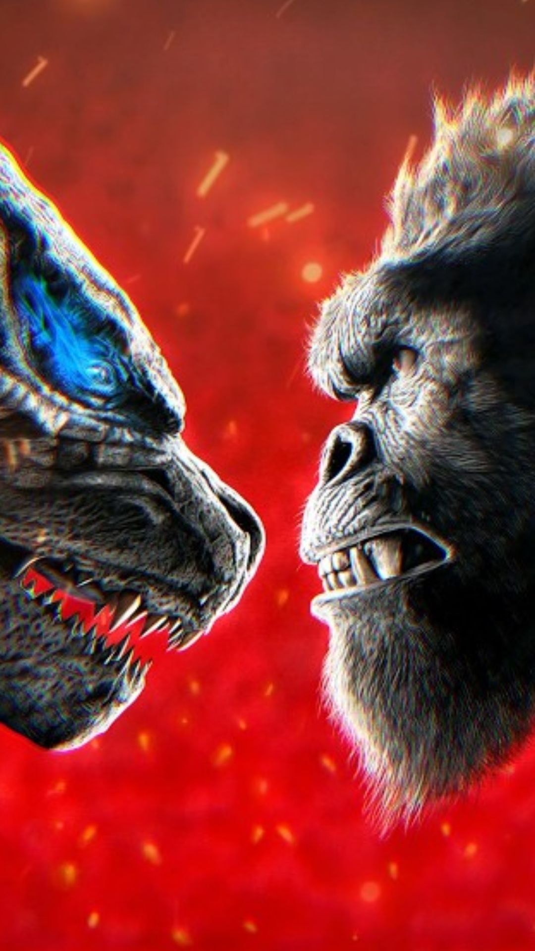 Godzilla vs Kong comes to life in epic time lapse art
