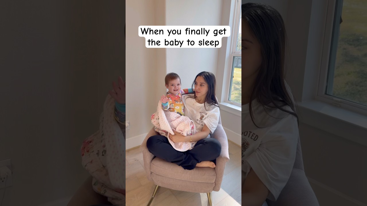 Mom shares realities of getting baby to sleep