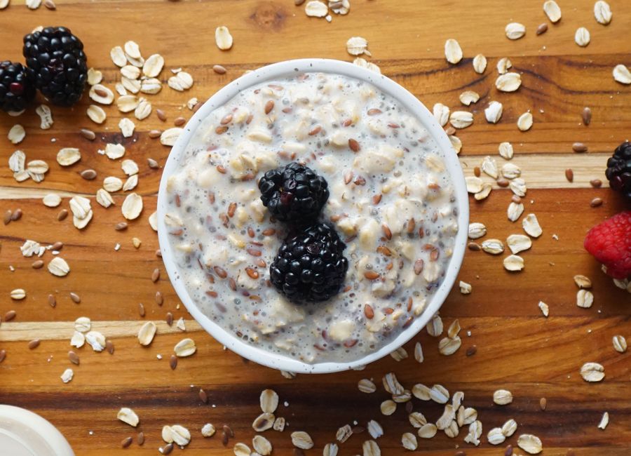 1. Overnight Oats (or Warm Steel-Cut Oats)