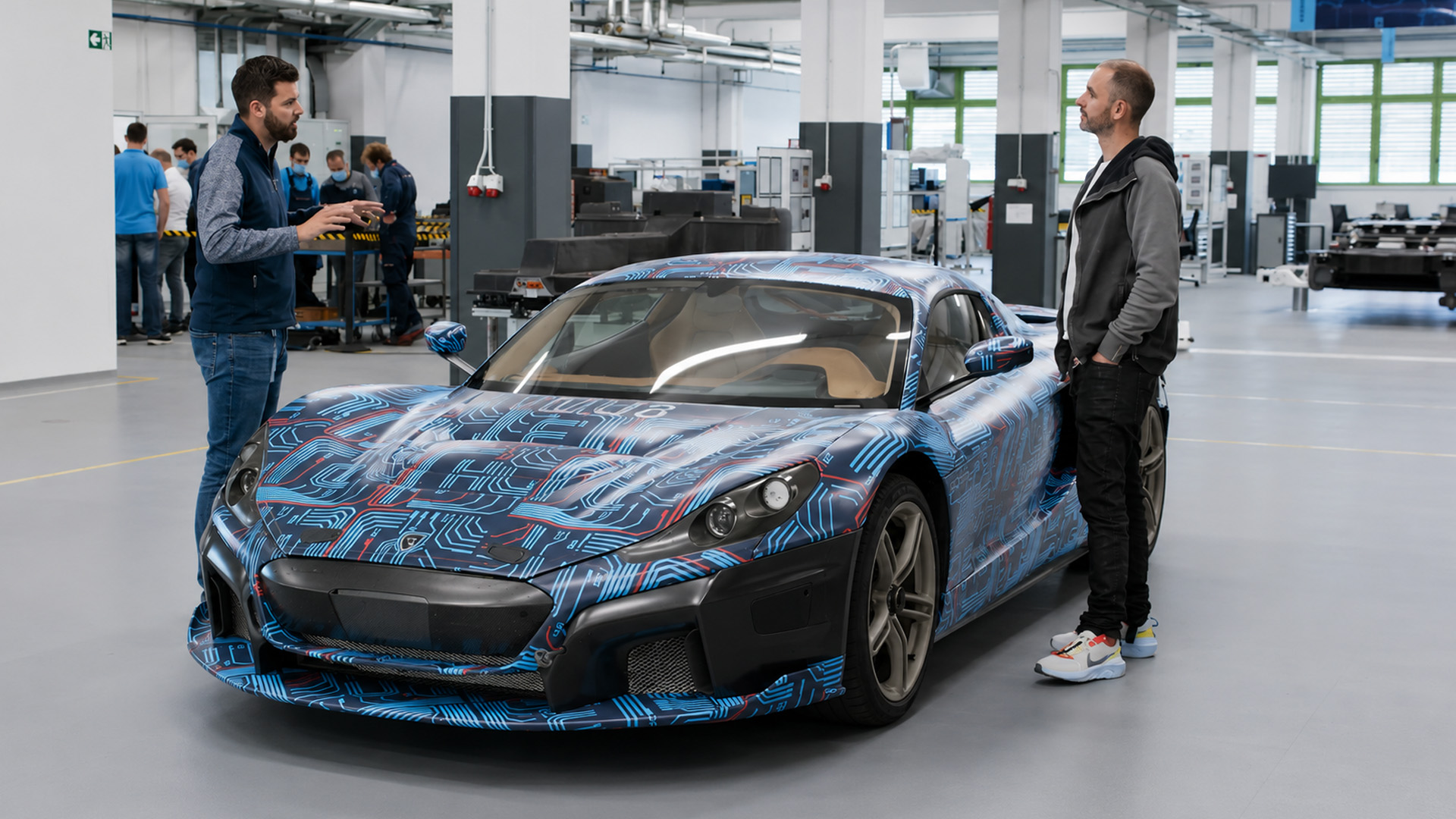 A closer look at the Rimac Nevera prototype before production