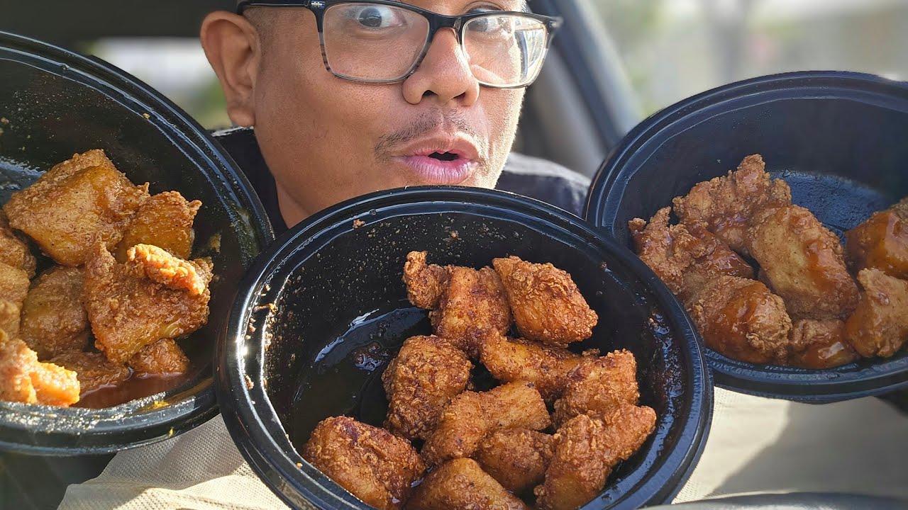Trying every KFC saucy nugget flavor
