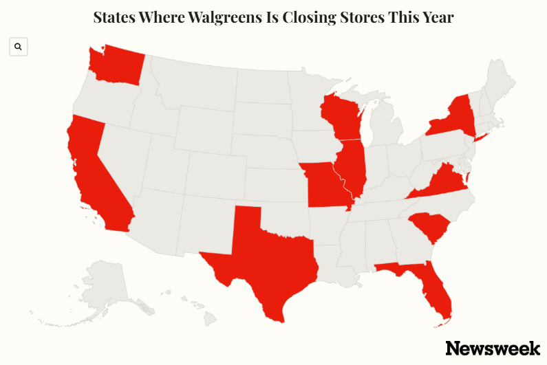 Why are more Walgreens locations closing? Full list of locations to close