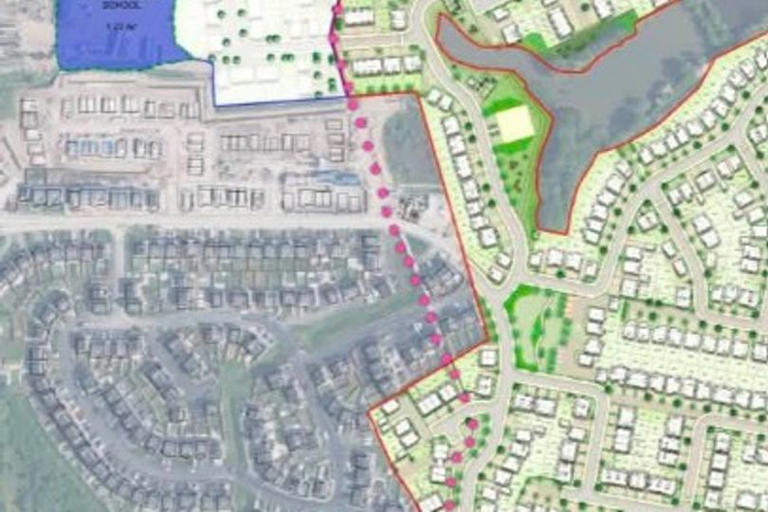 Plans for huge 526-home development and link road to be built on fields ...