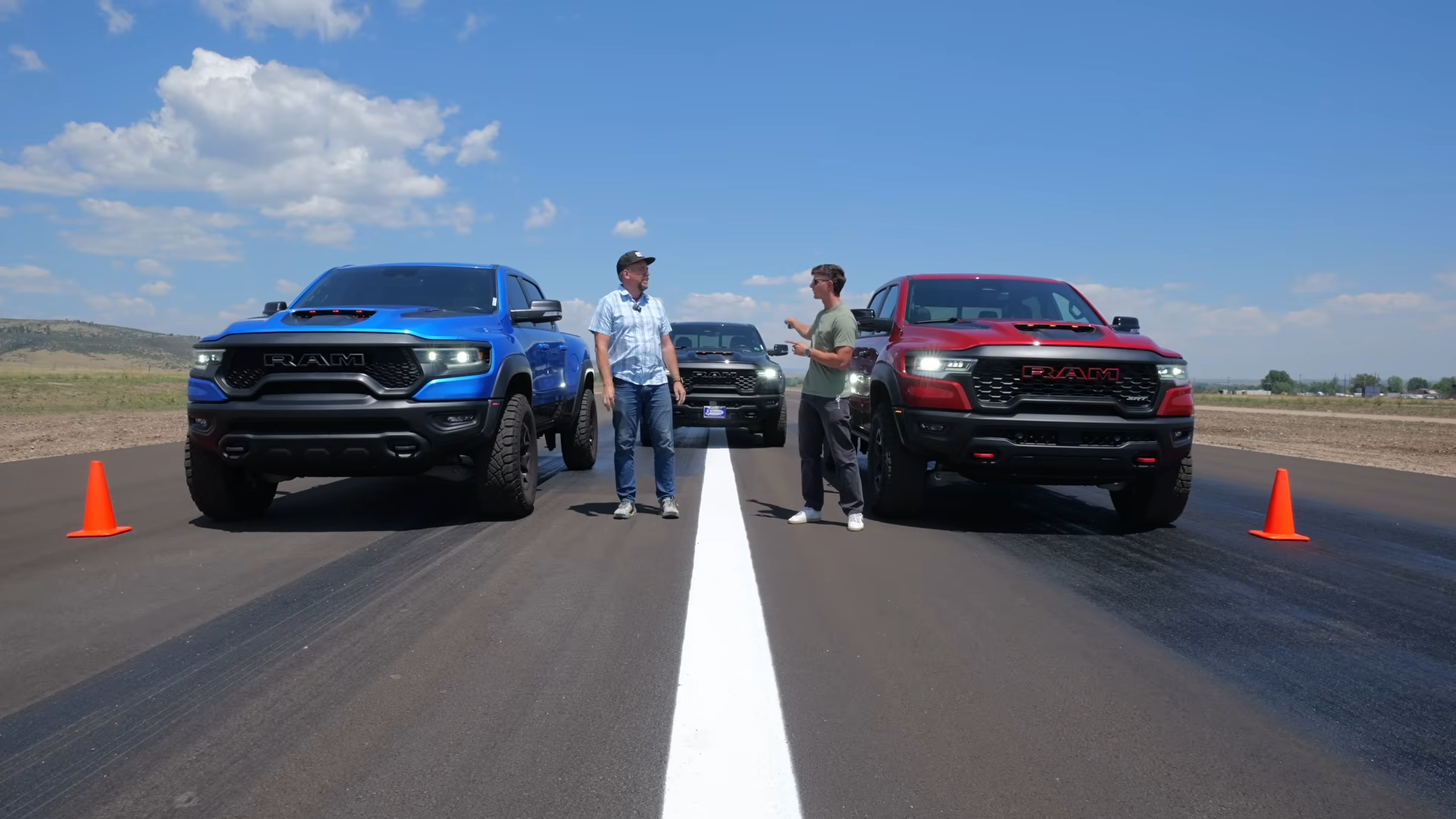 Old Ram TRX vs new RHO - The drag race ended differently than anyone ...