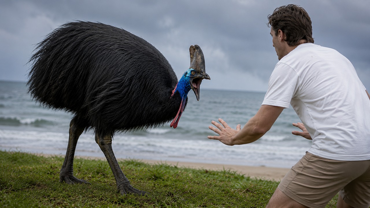 I came face to face with the world's deadliest bird… then it stepped closer