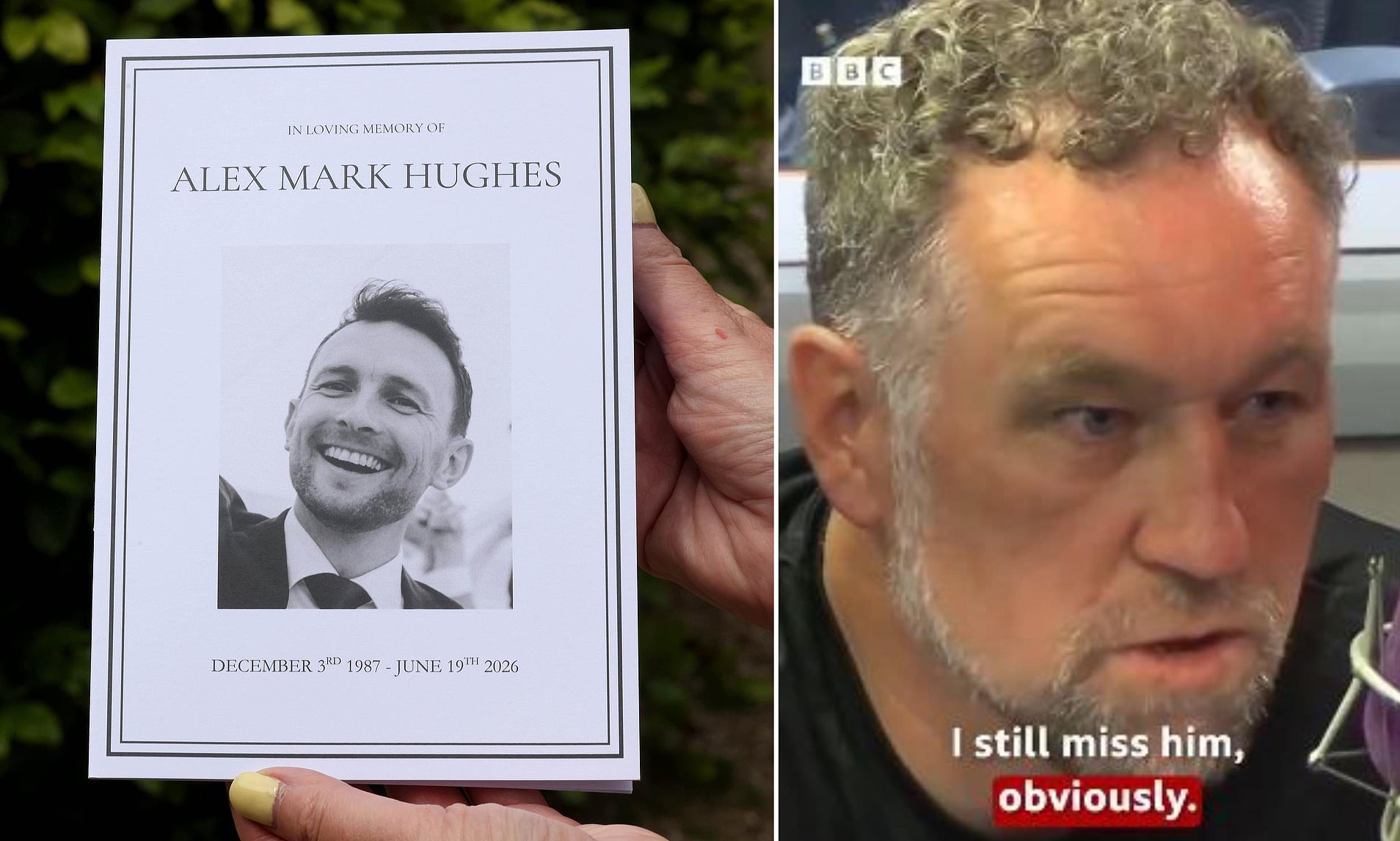 'I still miss him': EFL manager opens up for first time on tragic death of Mark Hughes' son Alex, 38