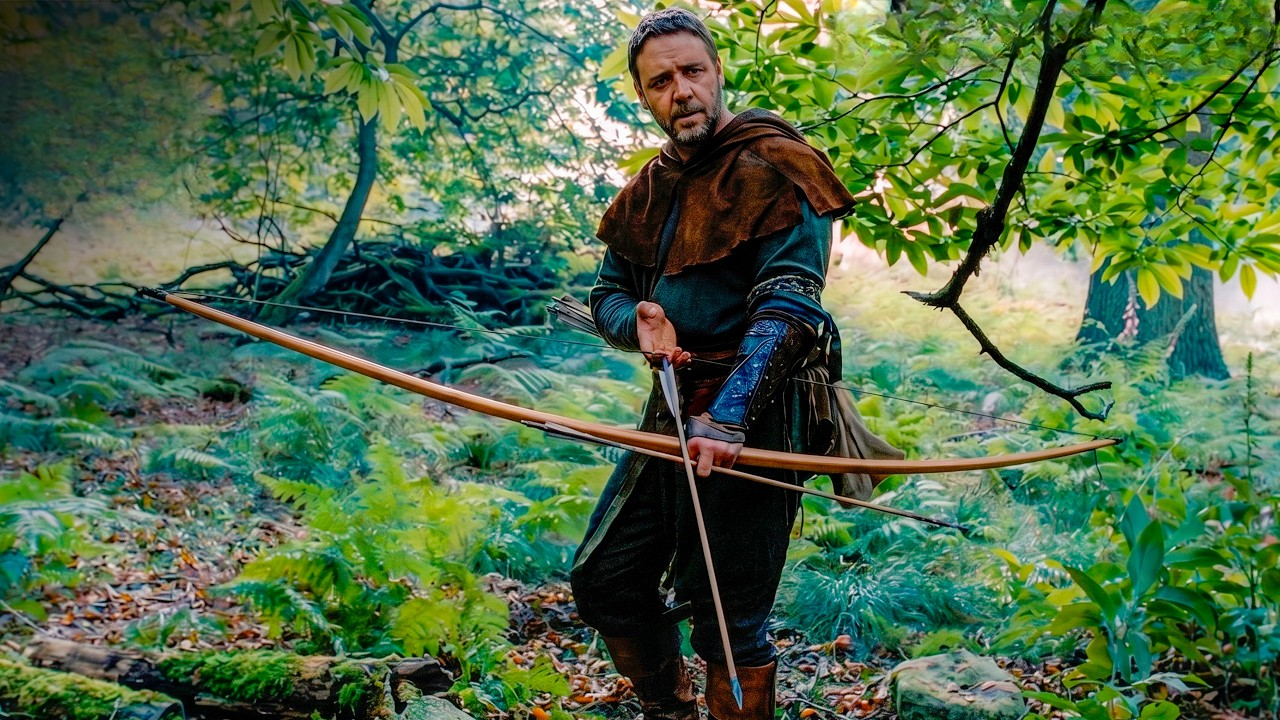 Robin is captured by forest savages (Russell Crowe scene) | Robin Hood ...