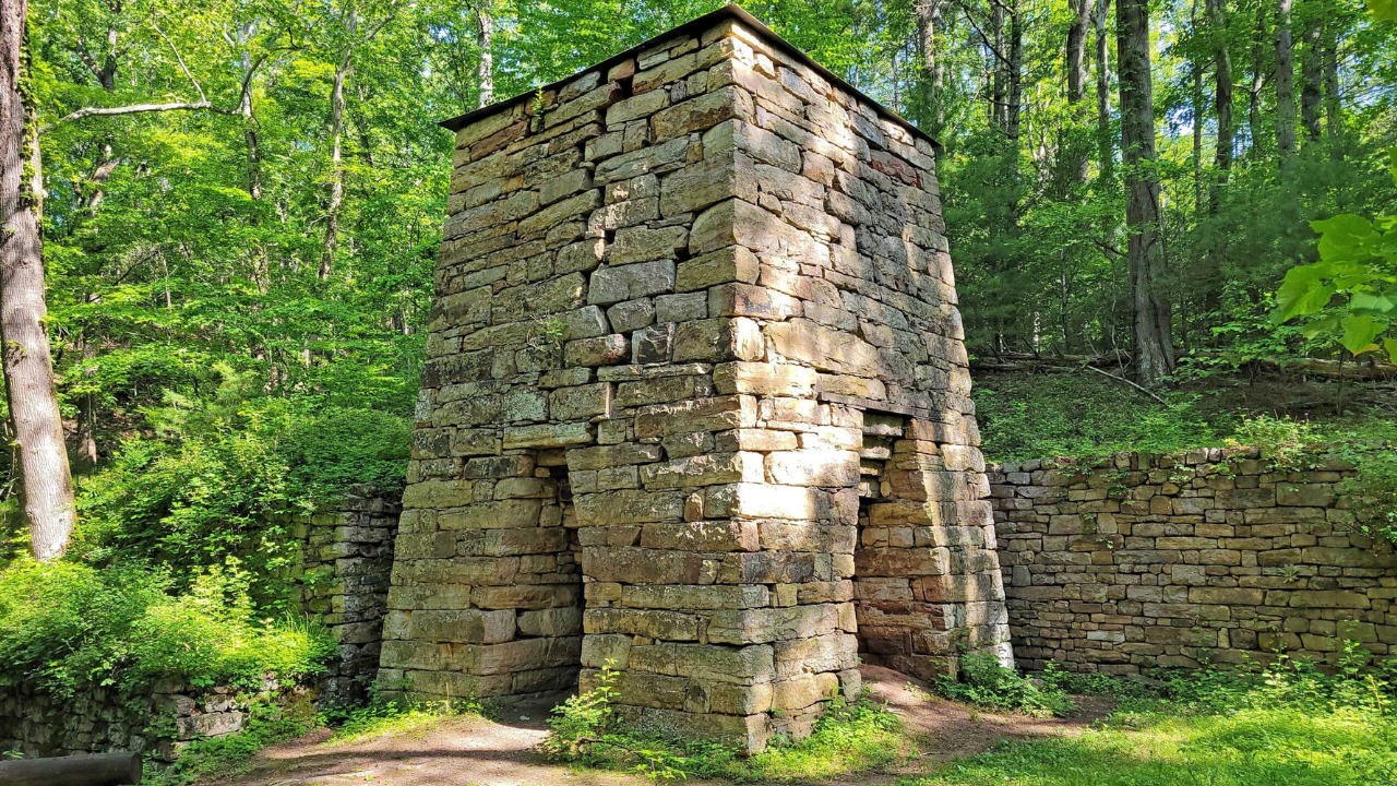 Virginia's iron furnaces burned an acre of forest a day for just five ...