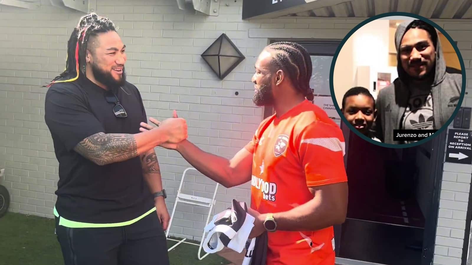Watch: Springboks hopeful welcomes childhood hero Ma'a Nonu to the Sharks, 12 years on from first meeting