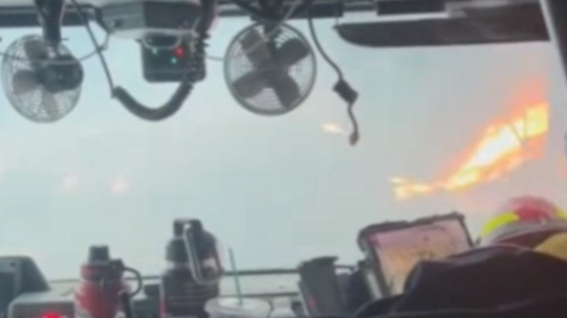 Inside a firefighter’s cab on the front lines of Washington’s raging ...