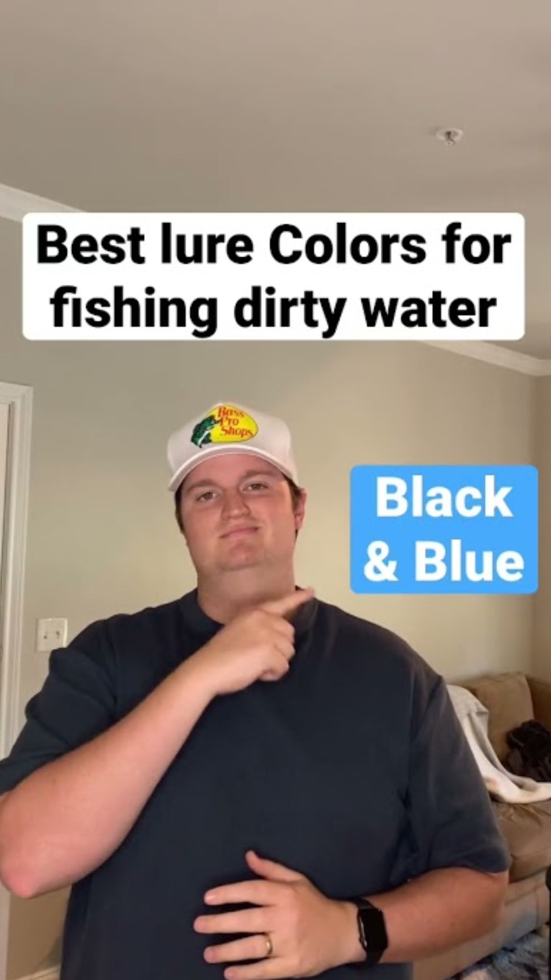 The best lure color for fishing dirty water
