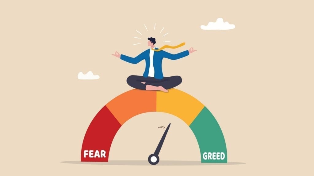 Dow closes at record high, Nasdaq surges 2%, but Fear & Greed Index signals investors are still playing it safe