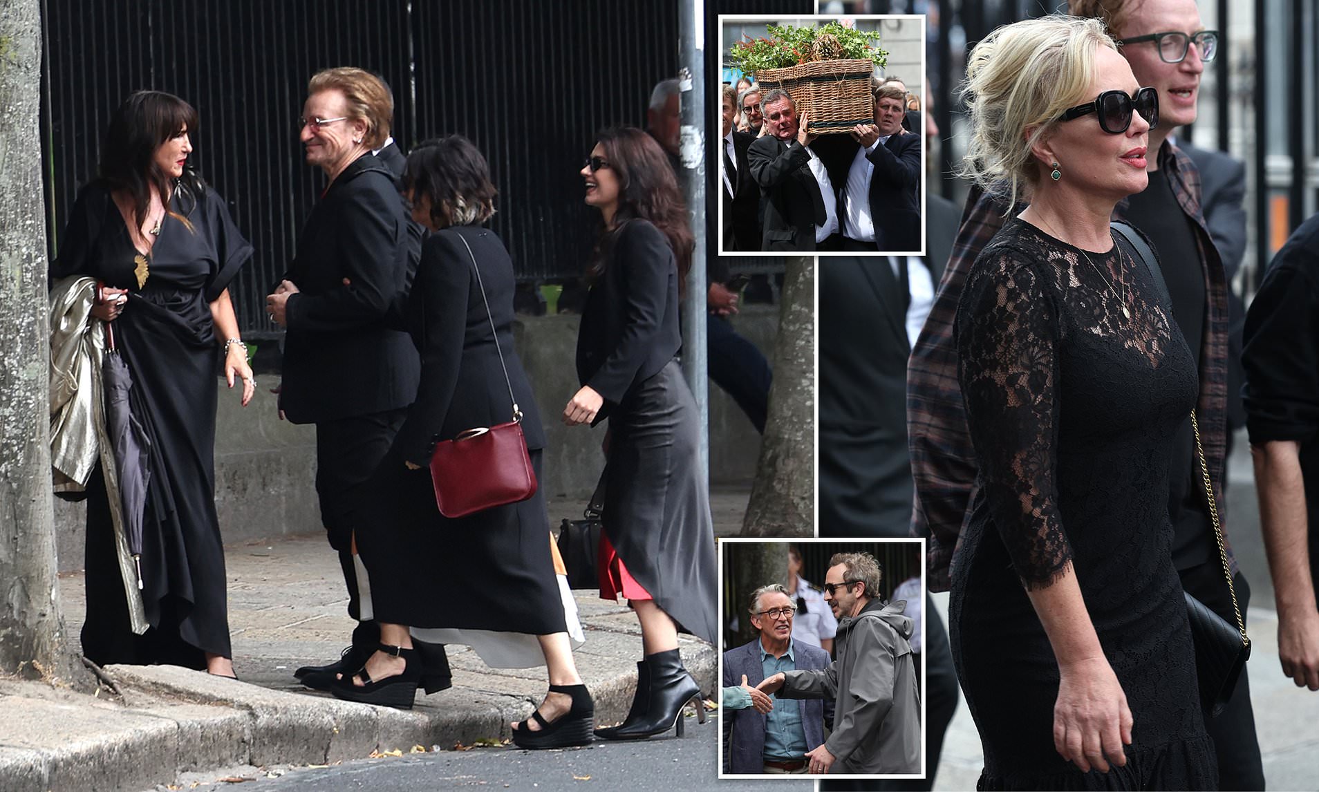 The Commitments star Angeline Ball leads arrivals for the funeral of Glen Hansard in Dublin