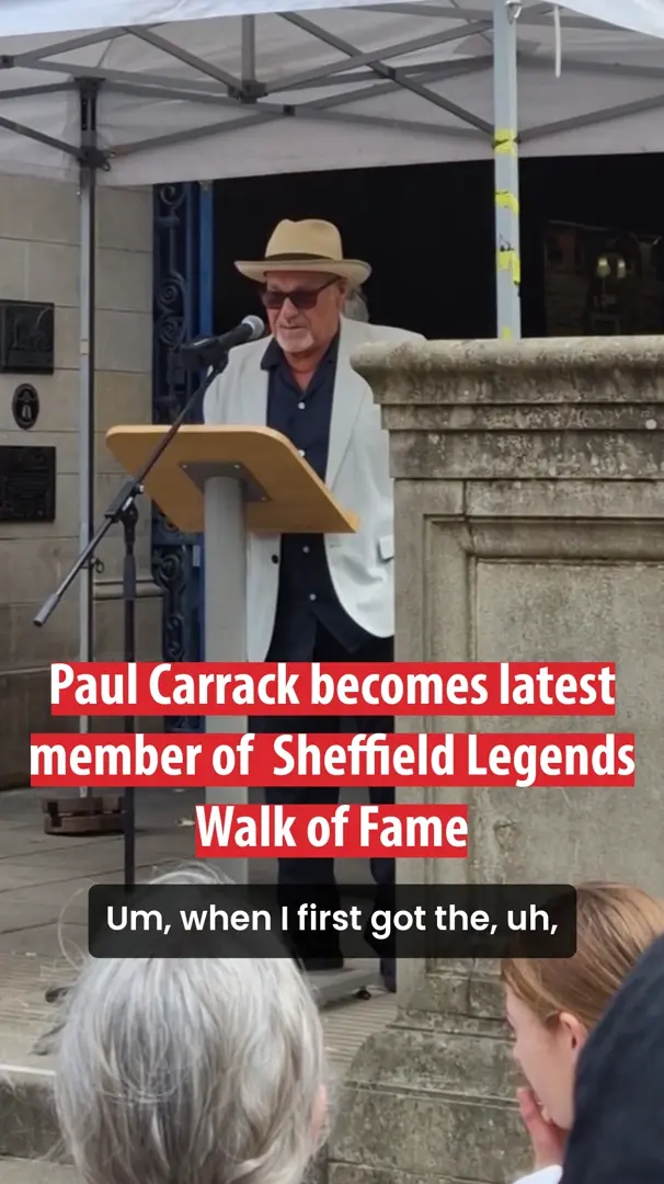 Paul Carrack becomes latest member of Sheffield Legends Walk of Fame