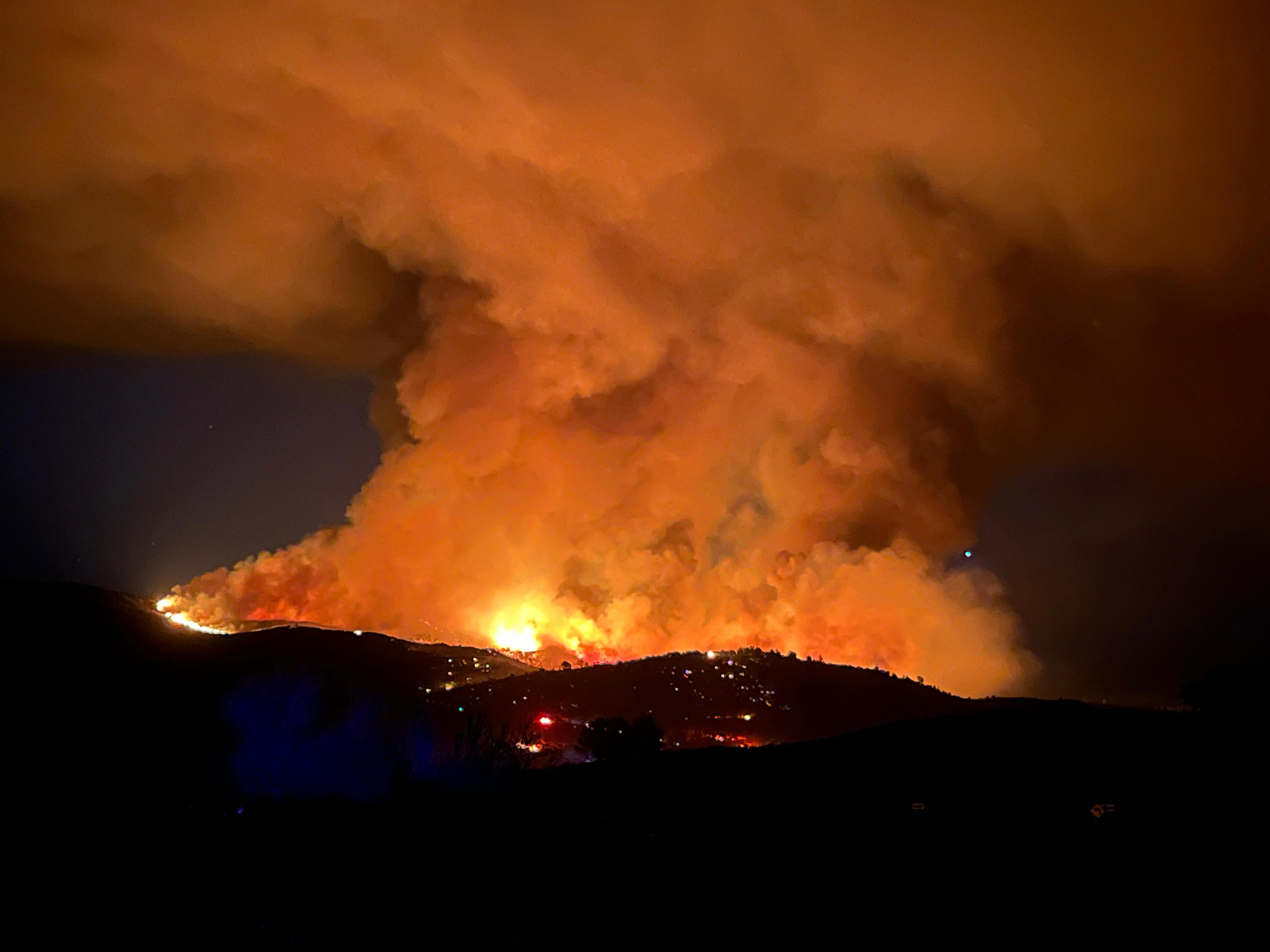 Gann fire in Calaveras County reaches 3,000 acres, evacuations ordered