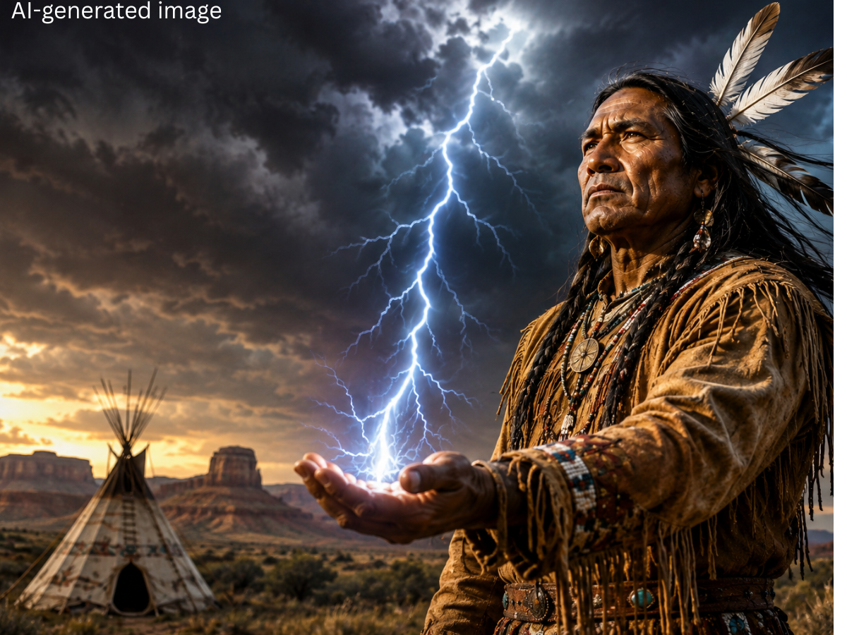 Apache proverb of the day: “It is better to have less thunder in the ...