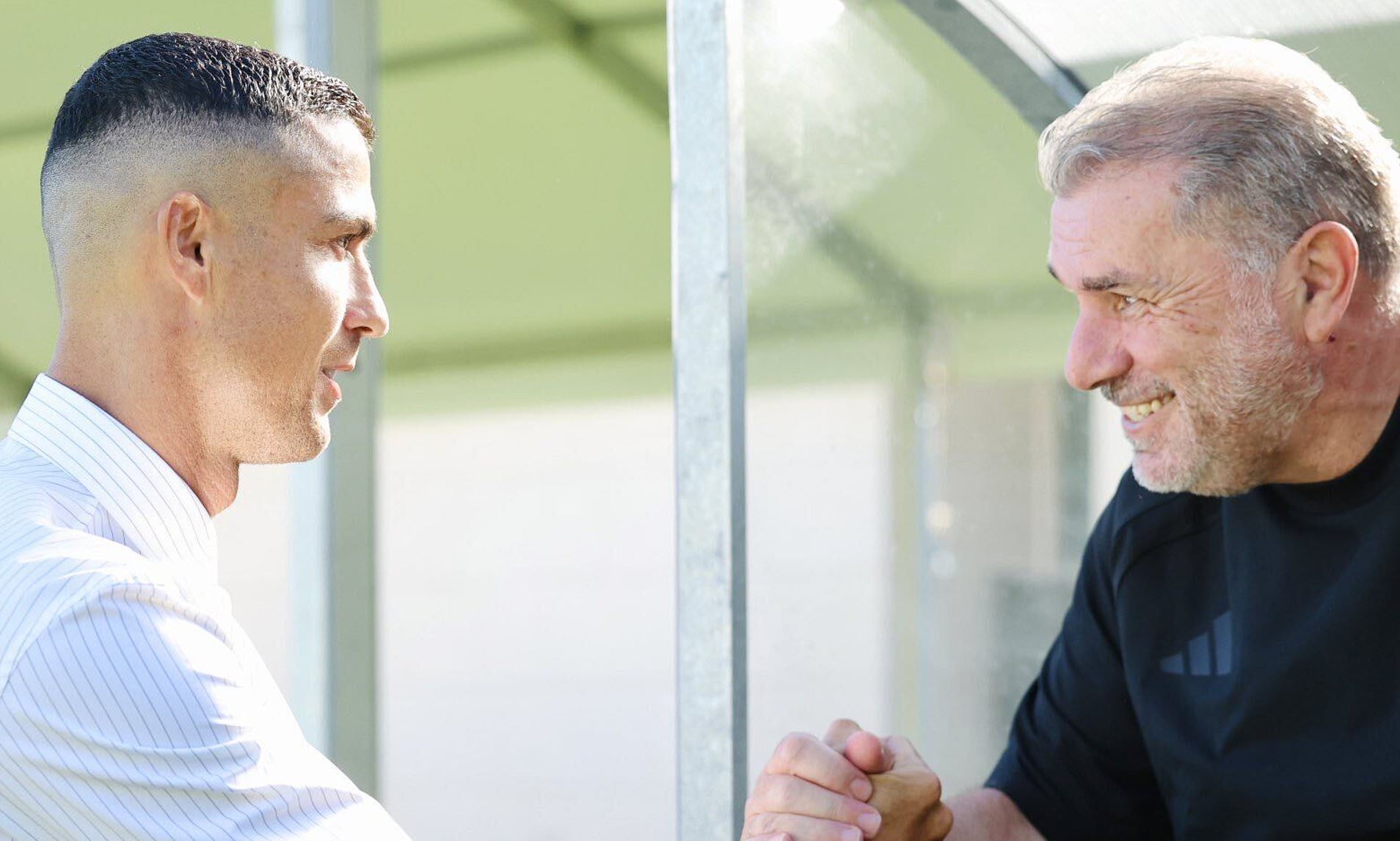 Cristiano Ronaldo breaks off from holiday to meet his new Al-Nassr boss Ange Postecoglou