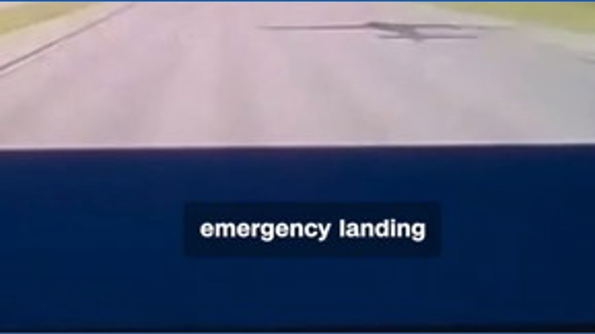 Dash cam shows small plane on a training flight making an emergency ...