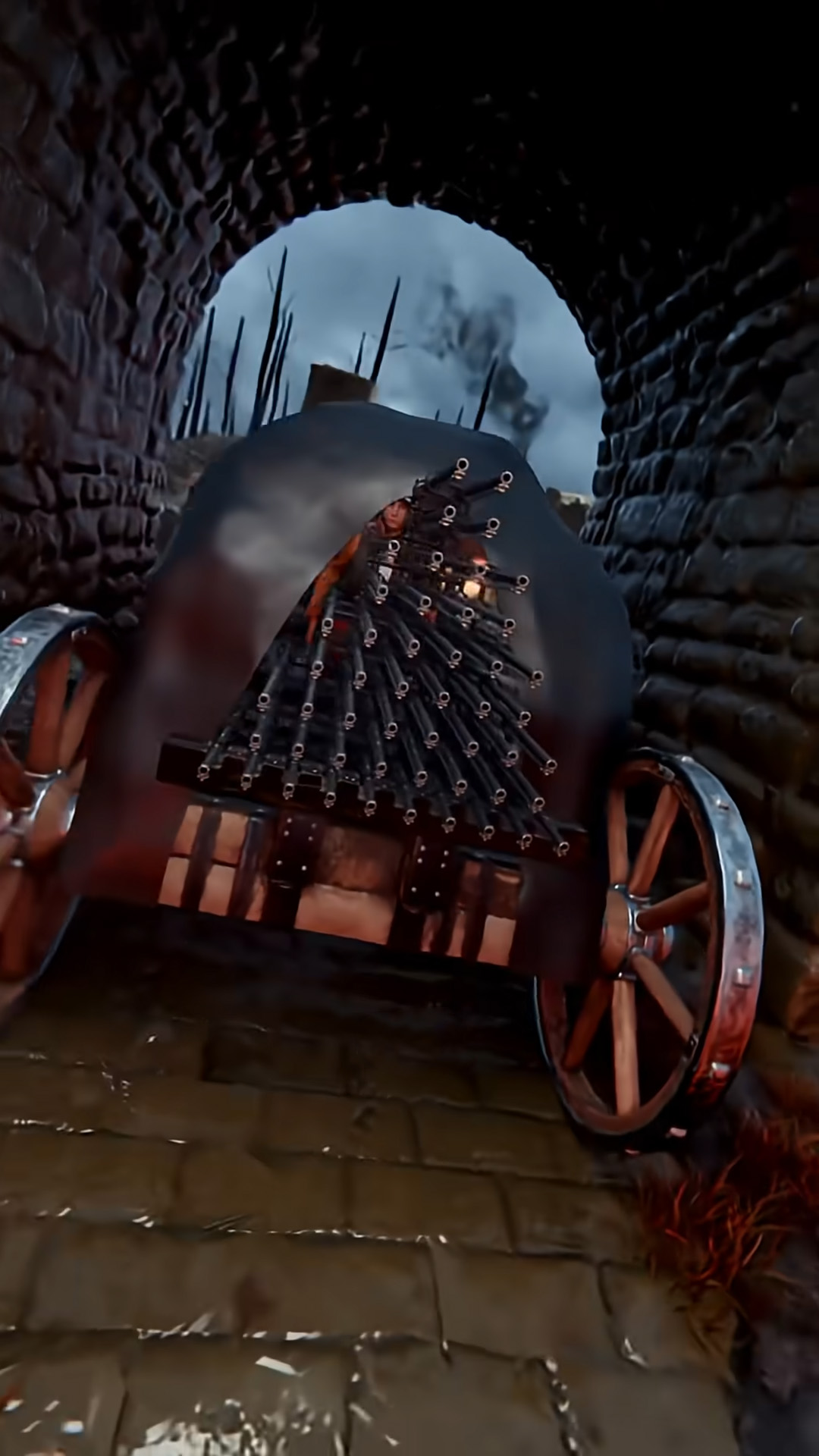 Massive 50 barrel multi shot weapon concept