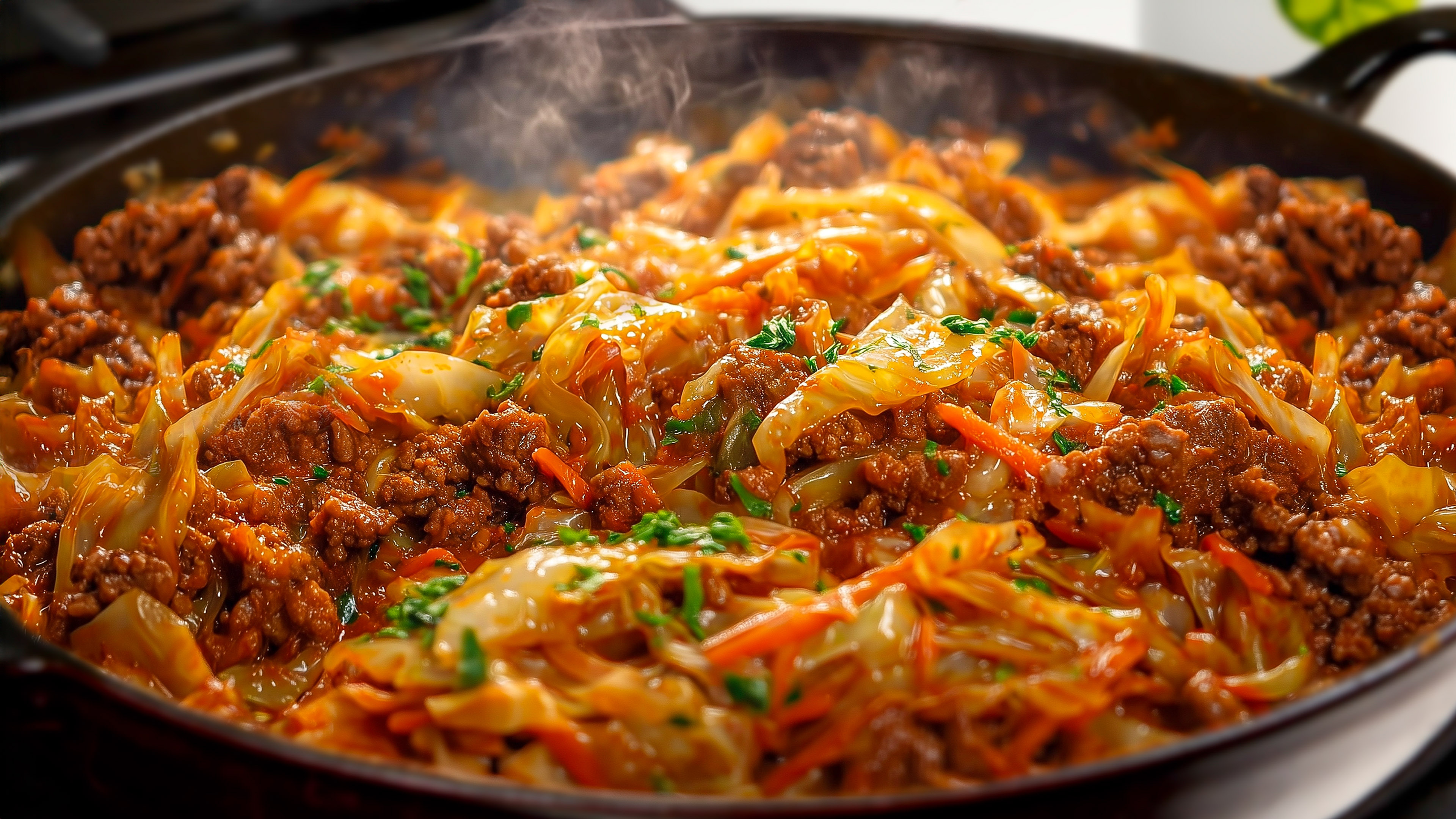 Seriously I could eat this ground beef and cabbage every day! It’s that ...