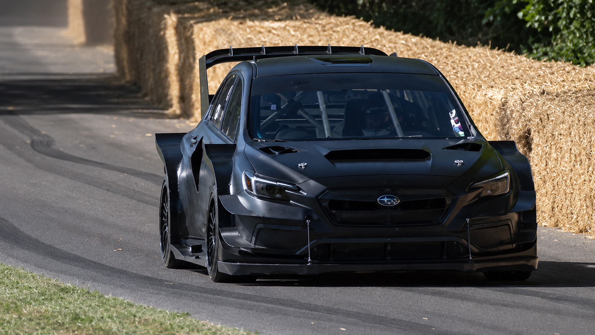 Subaru WRX Project Midnight attacks Goodwood at full speed